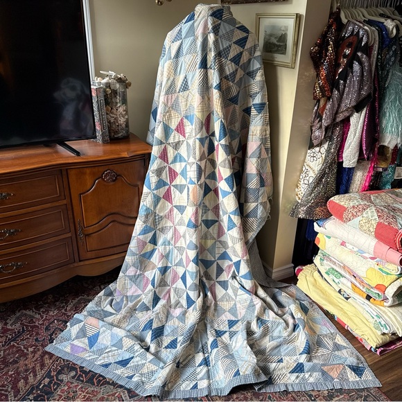 Antique Other - 1903 Triangles Speculator Quilt